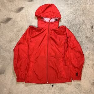 Columbia Women’s Rain Jacket Omni-Shield Waterproof Hooded Zip Red/Pink Sz S